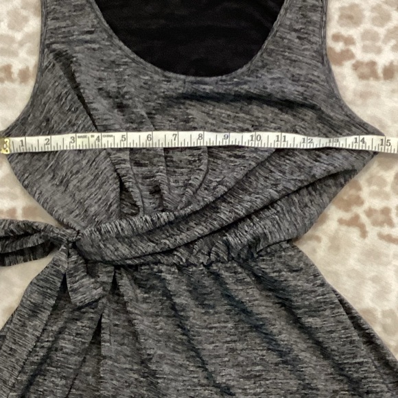 Athleta Faux Wrap Salt and Pepper Athletic Tank Dress, Size XSP - Picture 12 of 16